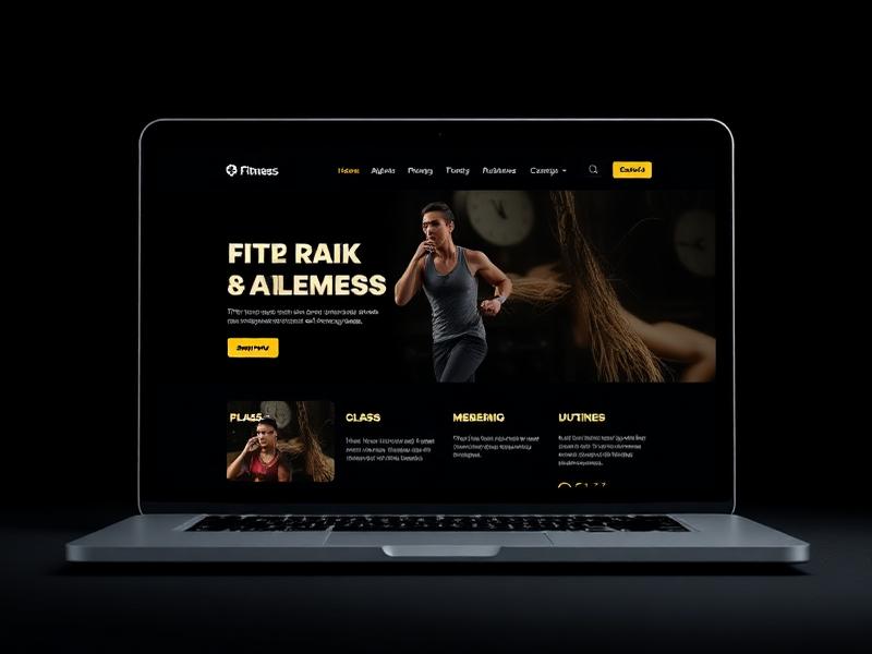 Iron & Oak — Fitness website design