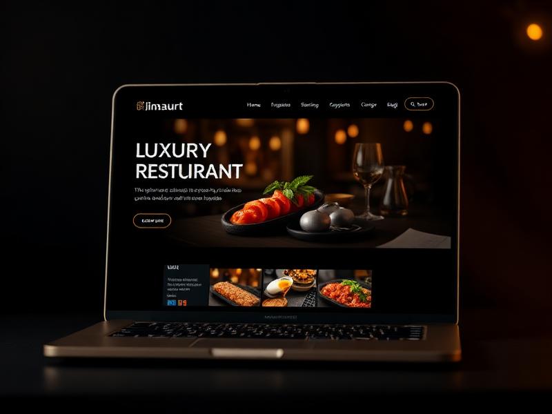 Maison Noir — Restaurant website design